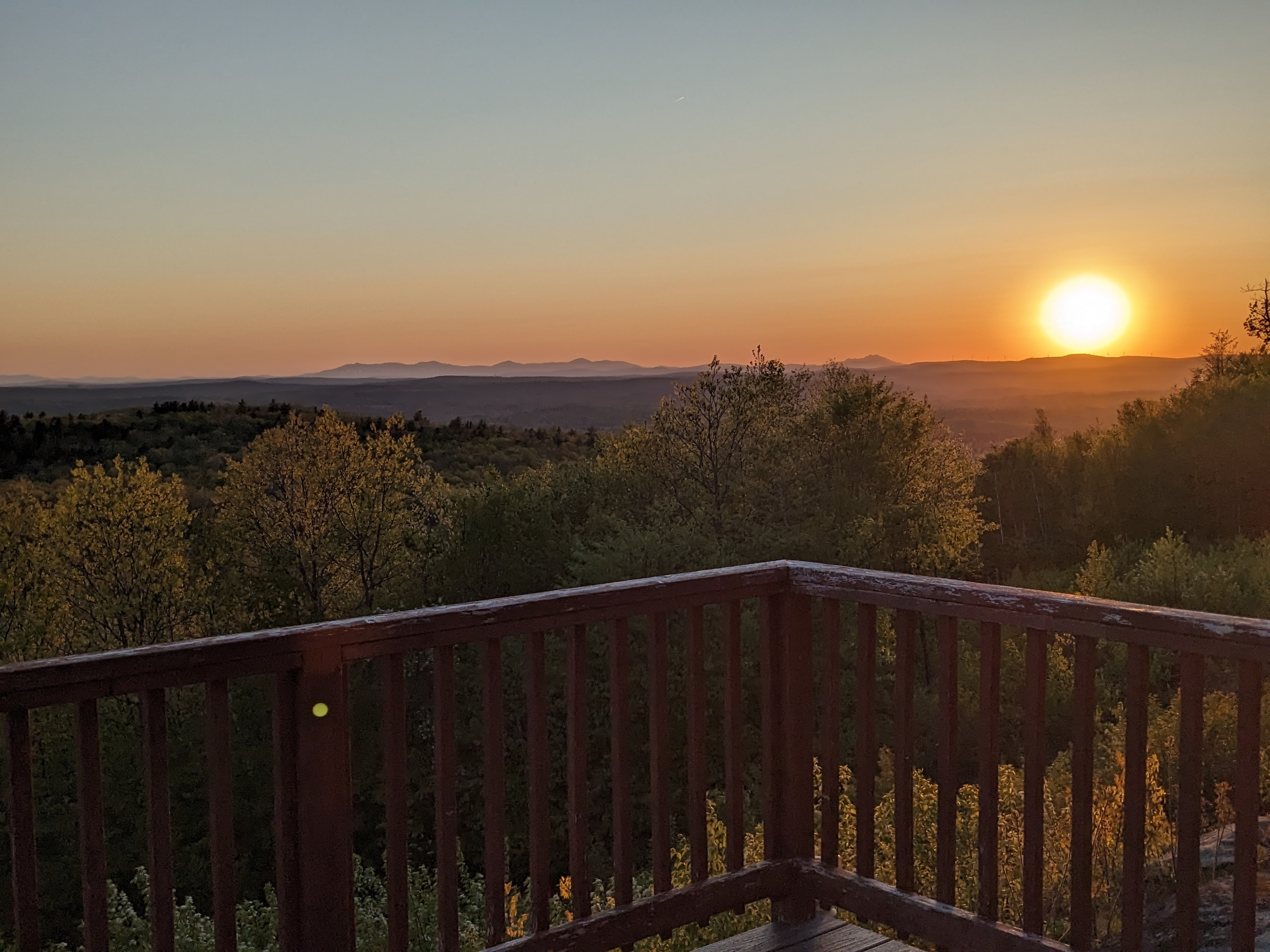 Seasonal view on the estate